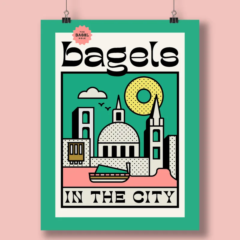 Bagels in the City Poster